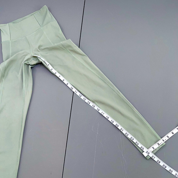 Girlfriend Collective Leggings Women's XS Light Green 27" inseam 10" Rise - Picture 7 of 9